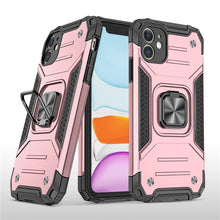 Load image into Gallery viewer, Magnetic Metal Ring Stand Holder Phone Case Cover For iPhone 11 12 13 14 Pro Max Xs XR X 8 7 6 6s Plus Rotating Ring Kickstand Fit Magnetic Car Mount Heavy Duty Dual Layer Shockproof Phone Case
