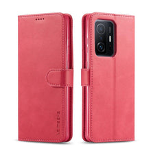 Load image into Gallery viewer, Magnetic PU Leather Wallet-Style Phone Case Fashion Flip Case with Card Slot Leather Case for Xiaomi 12T 11T Poco X4 GT X3 M3 M4 Pro NFC F4 F3 Flip Cover Mi 11 Lite 10T Redmi 9C Note 11S 10S 9S 9T 9A 8T 7
