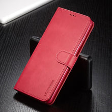 Load image into Gallery viewer, Magnetic PU Leather Wallet-Style Phone Case Fashion Flip Case with Card Slot Leather Case for Xiaomi 12T 11T Poco X4 GT X3 M3 M4 Pro NFC F4 F3 Flip Cover Mi 11 Lite 10T Redmi 9C Note 11S 10S 9S 9T 9A 8T 7
