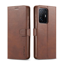 Load image into Gallery viewer, Magnetic PU Leather Wallet-Style Phone Case Fashion Flip Case with Card Slot Leather Case for Xiaomi 12T 11T Poco X4 GT X3 M3 M4 Pro NFC F4 F3 Flip Cover Mi 11 Lite 10T Redmi 9C Note 11S 10S 9S 9T 9A 8T 7
