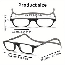 Load image into Gallery viewer, Magnetic Rectangular Reading Glasses
