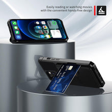Load image into Gallery viewer, Magnetic Wallet Leather Case For iPhone 14 13 12 11 Pro Max XS Phone Cases Stand X  Anti drop Cards Soft Cover Functional Case Compatible with iPhone

