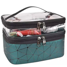 Load image into Gallery viewer, Makeup Bags Double layer Travel Cosmetic Cases
