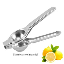 Load image into Gallery viewer, Manual Juice Squeezer Aluminum Alloy Hand Pressure Juicer Pomegranate Orange Lemon Sugar Cane Juice Kitchen Fruit Tool Fruit Juicer Manual Juicer Instant Juicer Orange Juicer Steel Handle Juicer

