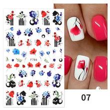 Load image into Gallery viewer, Maple Leaves 3D Nail Stickers Fall Leaf Flowers Line Sliders For Nails Self Adhesive Stickers Autumn Manicuring Decals Transfer Nail Decals Sticker For Pretty Girl Self-Adhesive Nail Decals Designer Nail Stickers for Acrylic
