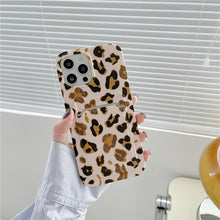 Load image into Gallery viewer, Marble Card Holder Flower Leopard Print Phone Case For iPhone 11 12 13 Pro Max Wallet Soft Silicone Cover Silicone Grey White Shiny Slim Soft Scratch Resistant Case
