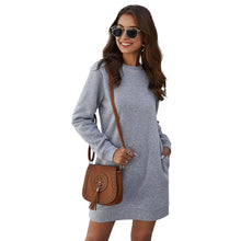 Load image into Gallery viewer, Marble Knit Mini Sweatshirt Dress
