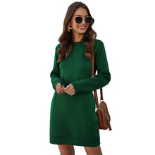 Load image into Gallery viewer, Marble Knit Mini Sweatshirt Dress

