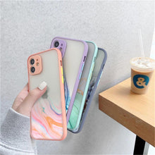 Load image into Gallery viewer, Marble Pattern Aesthetic Silicone Ultra Thin Scratch-Resistant Shockproof Mobile Phone Case For iPhone 11 Case Stylish Soft Camera Protective Cover For iPhone 12 Pro Max Mini XR XS Max X 7 8 Plus Case
