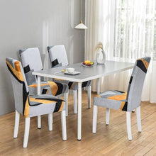 Load image into Gallery viewer, Marble Printed Stretch Chair Cover For Dining Room Office Banquet Chair Protector Elastic Material Armchair Cover  Chair Cover Chair Slipcover Marble Background Texture Parson Chair
