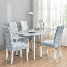 Load image into Gallery viewer, Marble Printed Stretch Chair Cover For Dining Room Office Banquet Chair Protector Elastic Material Armchair Cover  Chair Cover Chair Slipcover Marble Background Texture Parson Chair
