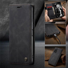 Load image into Gallery viewer, Matte Leather Case for Xiaomi Mi 9T CC9 10T 11T 12T Pro Lite 5G Redmi Note 8 9s 10 11 11S Pro Wallet Flip Cover Poco F3 M3 Pro  Women with Card Holder Kickstand Magnetic Leather Flip Case

