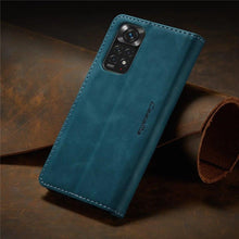 Load image into Gallery viewer, Matte Leather Case for Xiaomi Mi 9T CC9 10T 11T 12T Pro Lite 5G Redmi Note 8 9s 10 11 11S Pro Wallet Flip Cover Poco F3 M3 Pro  Women with Card Holder Kickstand Magnetic Leather Flip Case
