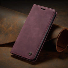 Load image into Gallery viewer, Matte Leather Case for Xiaomi Mi 9T CC9 10T 11T 12T Pro Lite 5G Redmi Note 8 9s 10 11 11S Pro Wallet Flip Cover Poco F3 M3 Pro  Women with Card Holder Kickstand Magnetic Leather Flip Case
