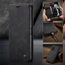 Load image into Gallery viewer, Matte Leather Case for Xiaomi Mi 9T CC9 10T 11T 12T Pro Lite 5G Redmi Note 8 9s 10 11 11S Pro Wallet Flip Cover Poco F3 M3 Pro  Women with Card Holder Kickstand Magnetic Leather Flip Case
