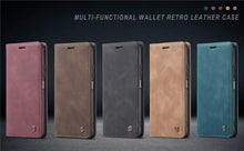Load image into Gallery viewer, Matte Leather Case for Xiaomi Mi 9T CC9 10T 11T 12T Pro Lite 5G Redmi Note 8 9s 10 11 11S Pro Wallet Flip Cover Poco F3 M3 Pro  Women with Card Holder Kickstand Magnetic Leather Flip Case
