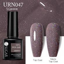 Load image into Gallery viewer, Matte Pink Blue Gel Nail Polish Semi Permanent LED Nail Art Design Elegant Warm Colors For Womens
