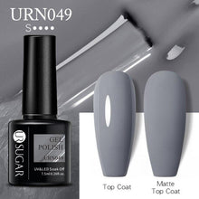 Load image into Gallery viewer, Matte Pink Blue Gel Nail Polish Semi Permanent LED Nail Art Design Elegant Warm Colors For Womens
