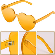 Load image into Gallery viewer, Maxdot Heart Shape Sunglasses Party Sunglasses
