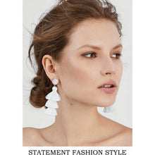 Load image into Gallery viewer, Me&amp;Hz Colorful Layered Tassel Earrings
