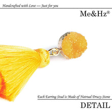 Load image into Gallery viewer, Me&amp;Hz Colorful Layered Tassel Earrings
