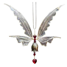 Load image into Gallery viewer, Memorial Butterfly Wind Chimes Angel  Wings Flying Bird Wind Chimes Garden Art Wings Wind Chime Patio Hummingbird Wind Chime Garden Hanging Decoration Outdoor Large Chimes For Patio  Porch Yard Black
