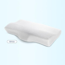 Load image into Gallery viewer, Memory Foam Bed Orthopedic Pillow Neck Protection Slow Rebound Memory Pillow Butterfly Shaped Health Cervical Neck Cotton Pillow Bed Orthopedic Pillow For Cervical Pillow Slow Rebound Adult Neck Guard Pillow Sleep Pillow Orthopedic Contour Memory Foam
