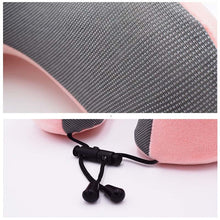 Load image into Gallery viewer, Memory Foam Neck Pillows Headrest Massage Cushion Travel Holiday Vacation Car Seat Rest Pad Neck Pillow Memory Foam Travel Office Car Embrace Cervical Pillow Cotton Neck Pillow Neck Pillow For Traveling Upgraded Travel Neck Pillow Travel Accessories
