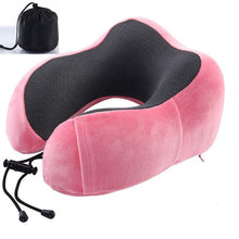 Load image into Gallery viewer, Memory Foam Neck Pillows Headrest Massage Cushion Travel Holiday Vacation Car Seat Rest Pad Neck Pillow Memory Foam Travel Office Car Embrace Cervical Pillow Cotton Neck Pillow Neck Pillow For Traveling Upgraded Travel Neck Pillow Travel Accessories
