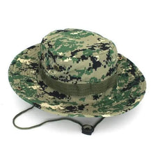 Load image into Gallery viewer, Men Adjustable Sun Hats Camouflage Tactical Cap Camo Men Outdoor Caps Sports Summer UV Protection One Size Fishing Hat Hiking Hunting Hats
