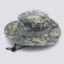 Load image into Gallery viewer, Men Adjustable Sun Hats Camouflage Tactical Cap Camo Men Outdoor Caps Sports Summer UV Protection One Size Fishing Hat Hiking Hunting Hats
