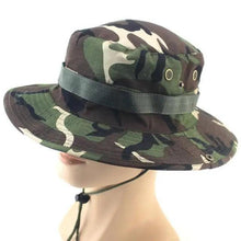 Load image into Gallery viewer, Men Adjustable Sun Hats Camouflage Tactical Cap Camo Men Outdoor Caps Sports Summer UV Protection One Size Fishing Hat Hiking Hunting Hats
