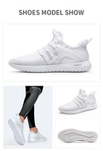 Load image into Gallery viewer, Men Blue Running Shoes Lightweight Breathable Mesh Soft Women Outdoor Sneakers Slip On Outdoor Jogging Walking Tennis Sport Shoes Fashion Sneakers For Workout
