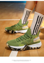 Load image into Gallery viewer, Men Breathable Basketball Shoes Shockproof High Top Sneakers Cushioning Sport Shoes Outdoor Training Ankle Boots Lightning Professional Anti Slip Sports Shoes For Running Walking Sport
