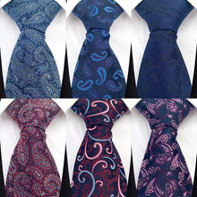 Load image into Gallery viewer, Men Business Elegant Necktie Design Silk Wedding Tie For Men Office Mens Fashion Formal Tie
