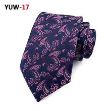 Load image into Gallery viewer, Men Business Elegant Necktie Design Silk Wedding Tie For Men Office Mens Fashion Formal Tie
