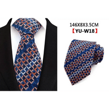 Load image into Gallery viewer, Men Business Elegant Necktie Design Silk Wedding Tie For Men Office Mens Fashion Formal Tie
