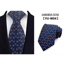 Load image into Gallery viewer, Men Business Elegant Necktie Design Silk Wedding Tie For Men Office Mens Fashion Formal Tie
