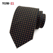 Load image into Gallery viewer, Men Business Elegant Necktie Design Silk Wedding Tie For Men Office Mens Fashion Formal Tie

