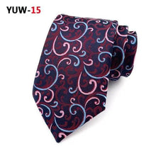 Load image into Gallery viewer, Men Business Elegant Necktie Design Silk Wedding Tie For Men Office Mens Fashion Formal Tie
