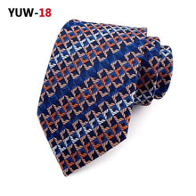 Load image into Gallery viewer, Men Business Elegant Necktie Design Silk Wedding Tie For Men Office Mens Fashion Formal Tie
