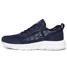 Load image into Gallery viewer, Men Casual Black Sneakers Fashion Light Breathable Summer Outdoor Beach Mesh Gym Running Sneakers Men Breathable Mesh Ultra Comfortable Athletic Fashion Jogging Sneaker
