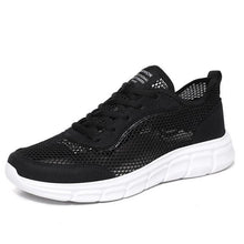 Load image into Gallery viewer, Men Casual Black Sneakers Fashion Light Breathable Summer Outdoor Beach Mesh Gym Running Sneakers Men Breathable Mesh Ultra Comfortable Athletic Fashion Jogging Sneaker
