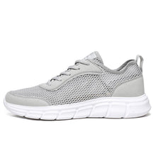 Load image into Gallery viewer, Men Casual Black Sneakers Fashion Light Breathable Summer Outdoor Beach Mesh Gym Running Sneakers Men Breathable Mesh Ultra Comfortable Athletic Fashion Jogging Sneaker
