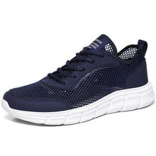 Load image into Gallery viewer, Men Casual Black Sneakers Fashion Light Breathable Summer Outdoor Beach Mesh Gym Running Sneakers Men Breathable Mesh Ultra Comfortable Athletic Fashion Jogging Sneaker
