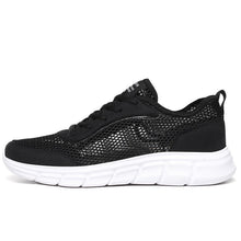 Load image into Gallery viewer, Men Casual Black Sneakers Fashion Light Breathable Summer Outdoor Beach Mesh Gym Running Sneakers Men Breathable Mesh Ultra Comfortable Athletic Fashion Jogging Sneaker

