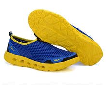 Load image into Gallery viewer, Men Casual Shoes Sneakers Light Breathable Summer Walking Beach Mesh Shoes Comfortable Mesh Work Shoes Athletic Slip On Walking Shoes For Men
