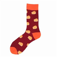 Load image into Gallery viewer, Men Cotton Socks Gradient Color Summer Style Long Wedding Sock Men  Knee High Business Socks Man Socks Men's Ladies Novelty Bright Colorful Patterned Cotton Socks
