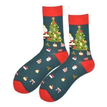 Load image into Gallery viewer, Men Cotton Socks Gradient Color Summer Style Long Wedding Sock Men  Knee High Business Socks Man Socks Men's Ladies Novelty Bright Colorful Patterned Cotton Socks
