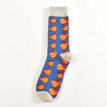 Load image into Gallery viewer, Men Cotton Socks Gradient Color Summer Style Long Wedding Sock Men  Knee High Business Socks Man Socks Men's Ladies Novelty Bright Colorful Patterned Cotton Socks
